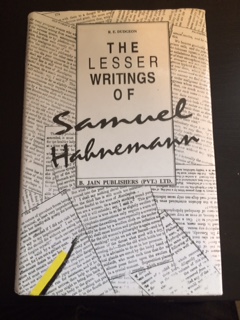 The Lesser Writings of Samuel Hahnemann (Hardcover)