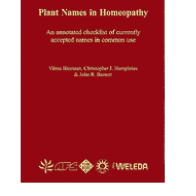 Plant Names in Homeopathy