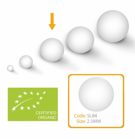 SL84 Sucrose Pillules (2.5mm diameter) Certified Organic