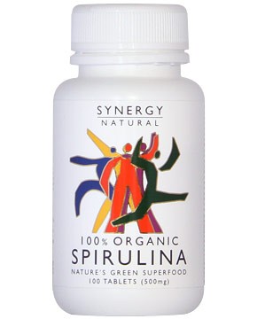 Synergy Naturals - Spirulina Organic 100 tablets