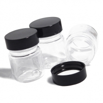 J1 - 20ml Clear Plastic Jar with Lid