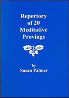 Repertory of 20 Meditative Provings by Susan Palmer