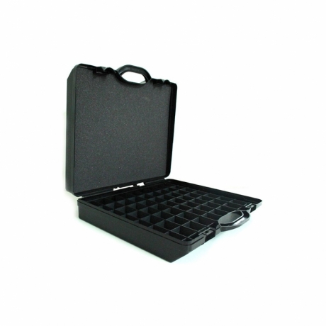 Large Plastic Case with 37mm Grid System and 10mm Foam