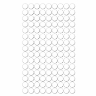 F - WHITE CIRCULAR LABELS (260 PER SHEET)