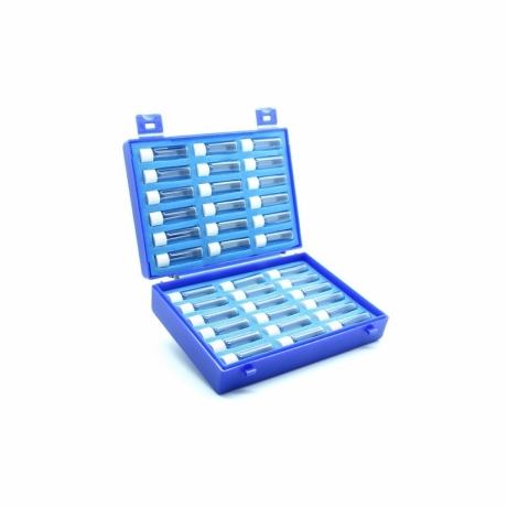 Plastic Case with 36x 2g Screw Cap Vials