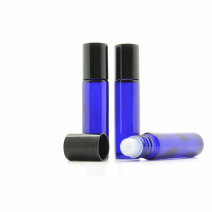 10ML BLUE GLASS ROLLERBALL BOTTLE