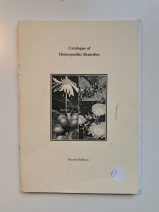 Catalogue of Homeopathic Remedies Second Edition
