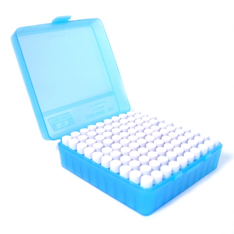 Plastic Remedy Box with 100 x 2g Screw Cap Vials