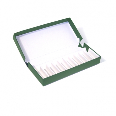 Green Remedy Box to Hold 10x 2g Vials