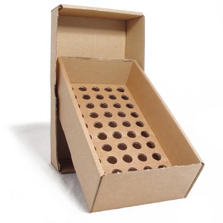 Brown Cardboard Box with 18mm Holed Platform