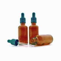 50ml Amber Glass Tamper Evident Dropper