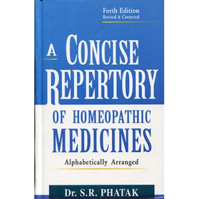 A Concise Repertory of Homeopathic Medicines 4th Edition